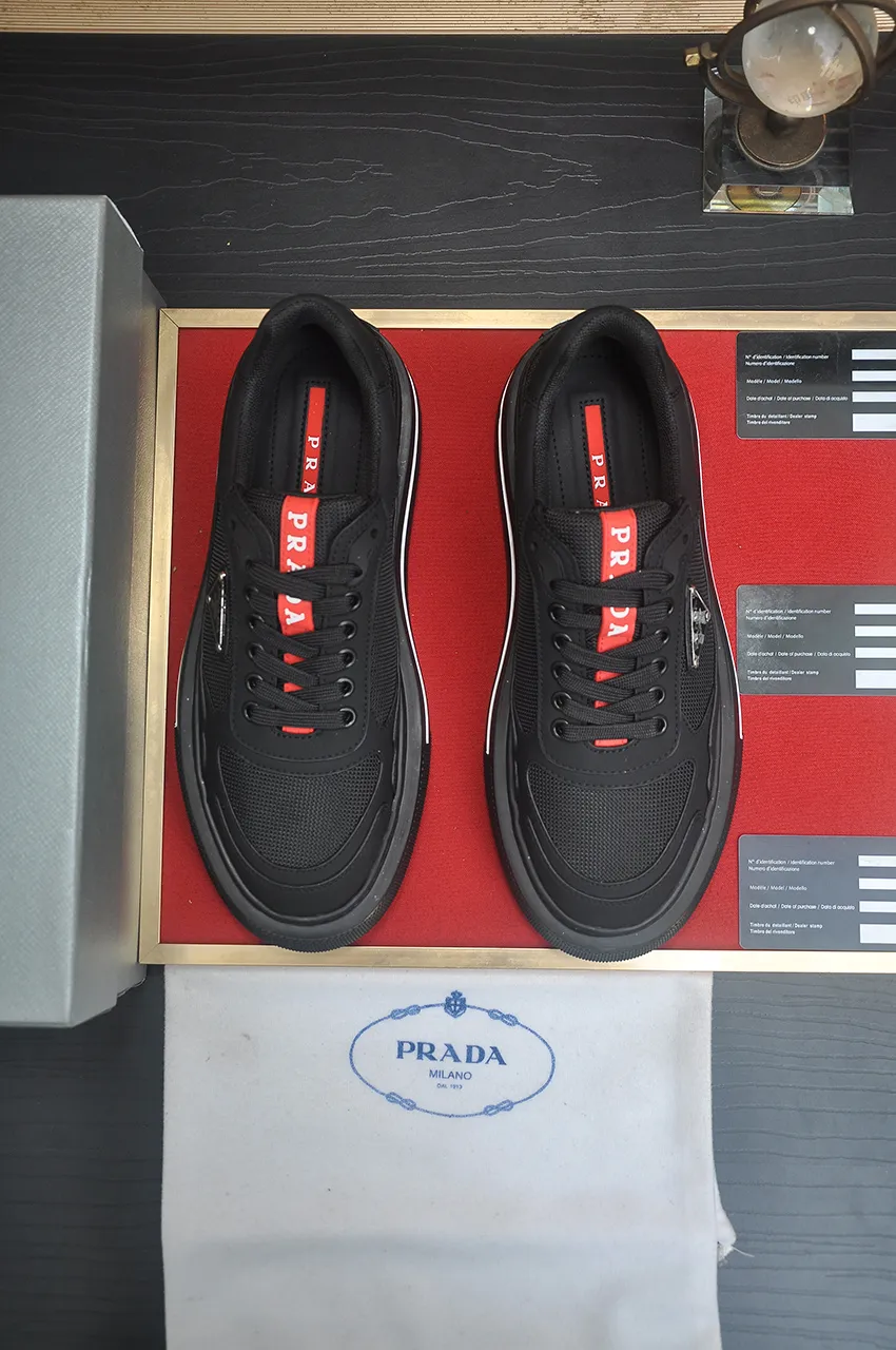 Men's shoes 💰580💶【PRADA】Top original, new season, high quality original goods, top imported calfskin with original imported glue, imported cowhide inside with original cowhide feet, original outsole! Quality guaranteed! Code 38-45 (45 customized)